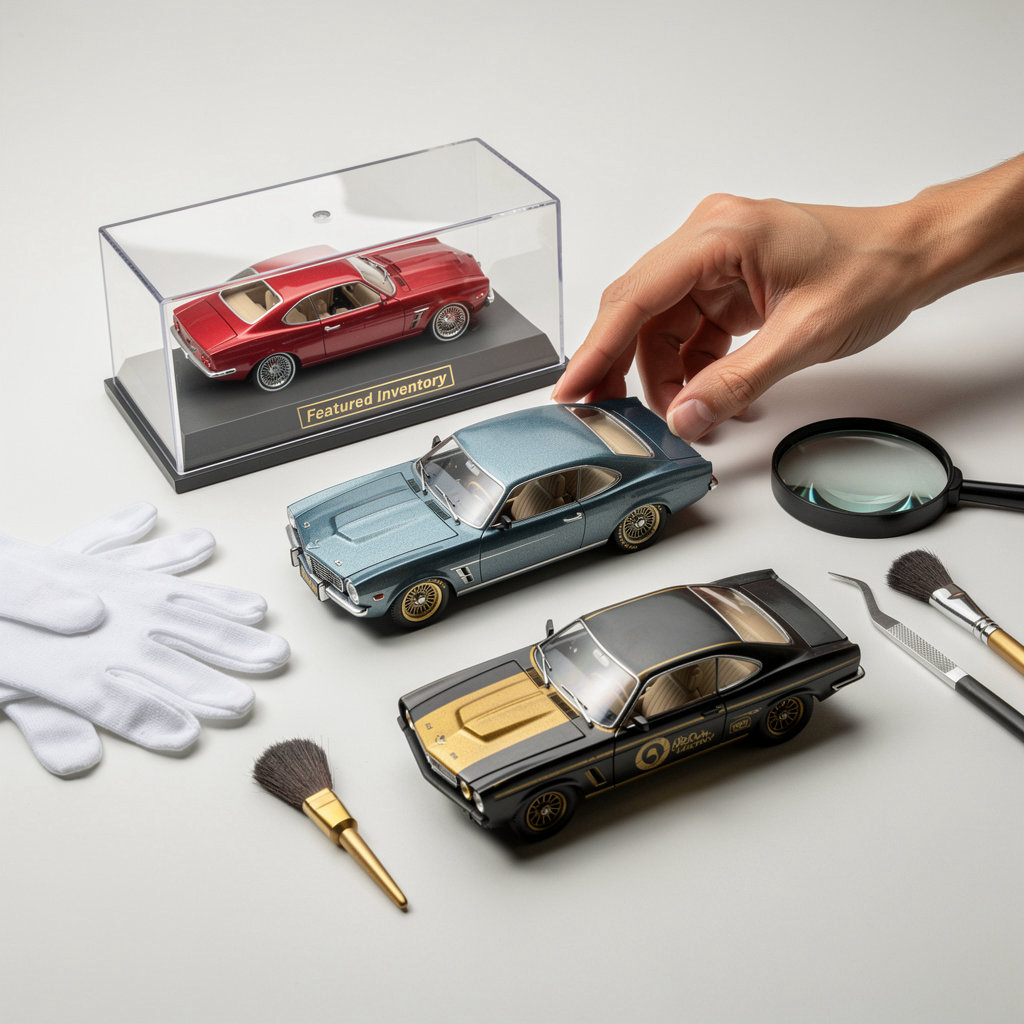 Hotwheels Reseller vintage Hot Wheels and rare die-cast collectibles display